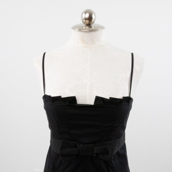 DKNY 4 100% Silk Ruched Cocktail Dress Dark Green - Picture 2 of 8